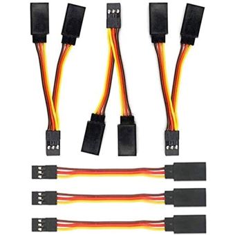 GTIWUNG 40 Pièces Clip De Boucle Plate Pour Câble Servo - Fixation Anti-Lâche Rouge Et Bleu Pour RC Avion Et Hélicoptère