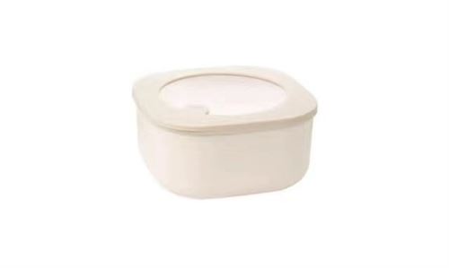 Non Communiqué Beige Lunch Box Portable 10X12cm 1L