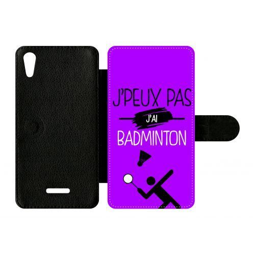 Etui sony xperia t3 j peux pas j ai badminton 7