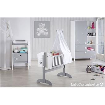 Doudou Berceau Bebe A Bascule Avec Baldaquin En Bois Gris Blanc Lit Pour Enfant Achat Prix Fnac Doudou Berceau Bebe A Bascule Avec Baldaquin En Bois Gris Blanc Lit Pour Enfant Achat Prix Fnac