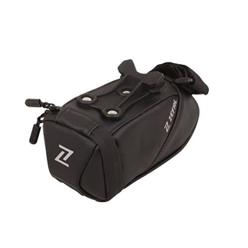 Sacoche selle zefal iron pack 2 s-tf noire 0,5l fixation t-fix rails de selle