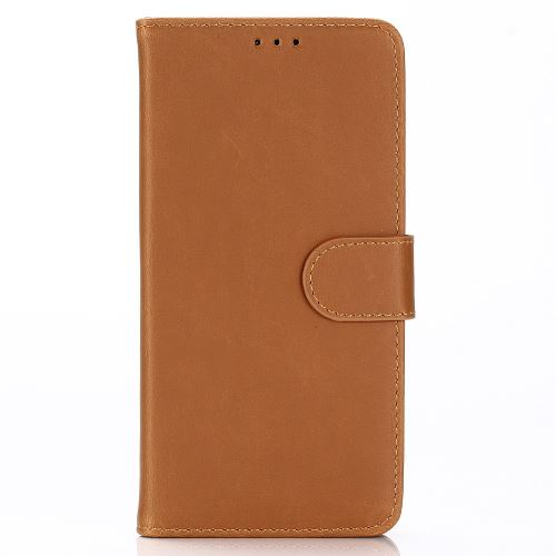 Etui en PU crazy horse vintage stand marron pour votre Huawei Nova Lite 3