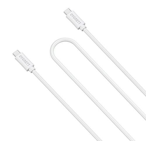 Cygnett USB C 3.2gen 1m câble USB USB A Blanc - Câbles USB (1 m, USB A, USB C, 3.1 (3.1 Gen 2), Male Connector/Male Connector, Blanc)