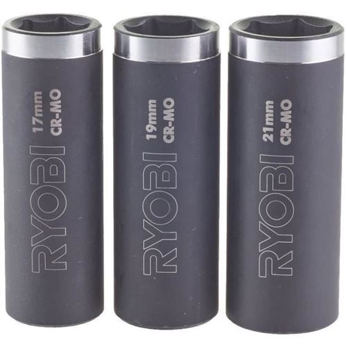 Lot De 3 Douilles Impact Ryobi 1/2 Carré - 5132004520