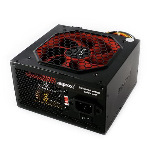 Approx app500liteb – Source d'énergie (200 – 240 V, 20 + 4 Broches ATX, 50 – 63 Hz, Actif, ATX, PC)
