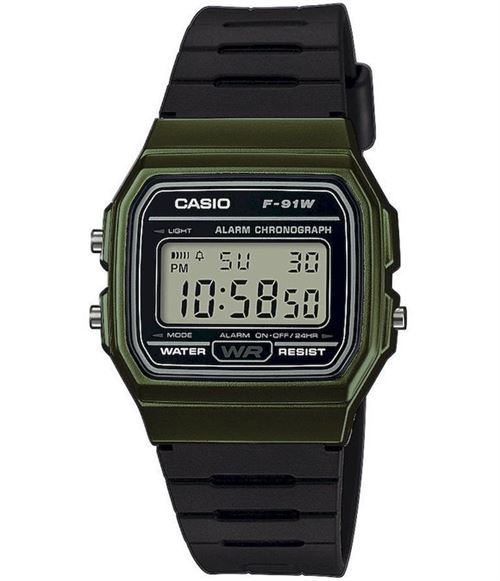 Casio Montre pour Hommes Casio Collection F-91WM-3AEF
