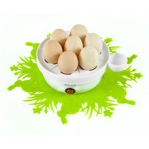 Adler AD 4459 AD4459 Cuit-&oelig;ufs, 450 W, Blanc