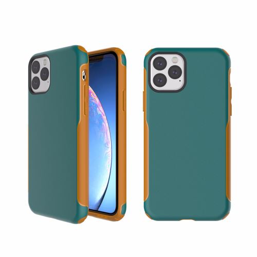 Coque en TPE antichoc pour Apple iPhone 11 Pro 5.8 - Vert&Orange