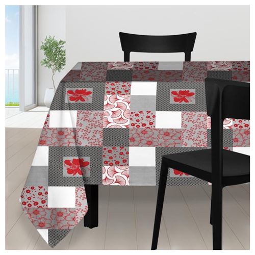 Nappe carrée anti-tâches 180X180 cm FIDJI par Soleil d'ocre