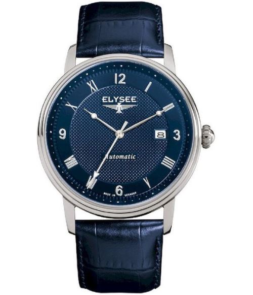 Elysee Montre pour Homme Analogiques Automatique avec Bracelet de Cuir 77021