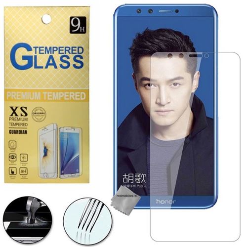 Film de protection vitre verre trempe transparent pour Huawei Honor 9 Lite