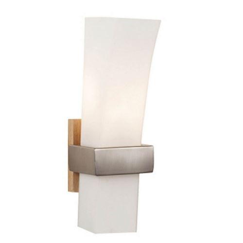 HOMEMANIA Lampe Murale Sedir Applique - Chrome en Verre, Métal, 10 x 11 x 30 cm, 1 x E27, Max 40W