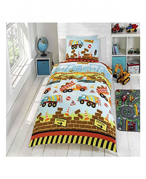Parure de lit Junior Travaux et Chantier