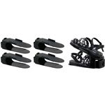 Idebox - Ranges chaussures gain de place (Lot de 5) Noir