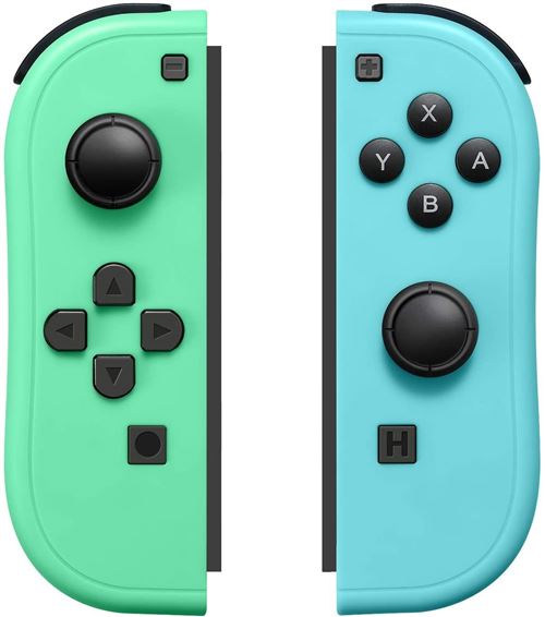 Qumox Remplacement manette de jeu Joy-Con Gauche Et Droit Contrôleurs pour Nintendo Switch