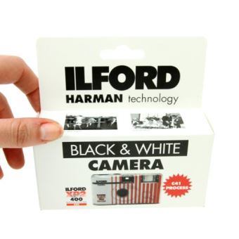 Appareil photo jetable Ilford XP 2 Super 27 poses Noir et Blanc