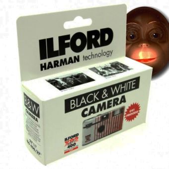 Appareil photo jetable Ilford XP 2 Super 27 poses Noir et Blanc