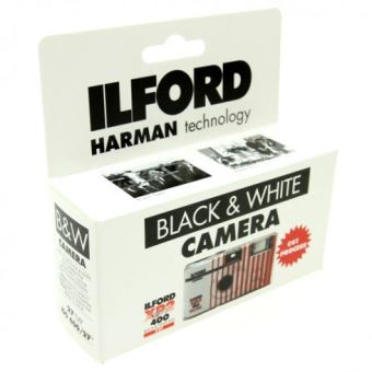 Appareil photo jetable Ilford XP 2 Super 27 poses Noir et Blanc