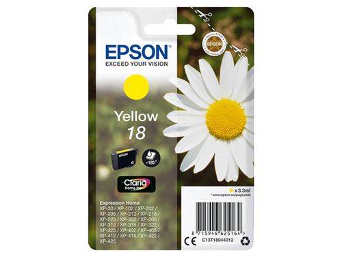 Epson 18 - jaune - originale - cartouche d'encre