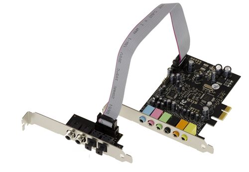 Carte SON sur port PCI-E - CMEDIA OXYGEN CM8828 / CM9882A Version 7.1 E/S DIGITALES