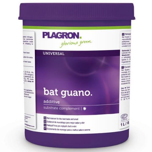 PLAGRON - Bat Guano 1L , guano de chauves souris , engrais en poudre