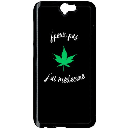 Coque Htc A9 J Peux Pas J Ai Mdecine Feuille De Chanvre