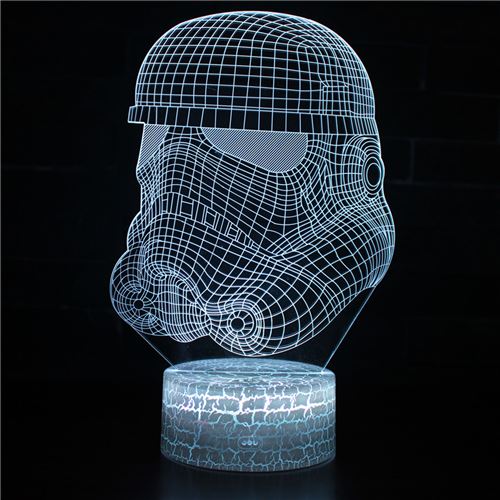 Stack Lampe 3D Tactile Veilleuses Enfant 7 Couleurs Avec Telecommande - Style #200