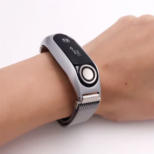 Bracelet de montre Compatible avec TomTom Touch Argent Montre
