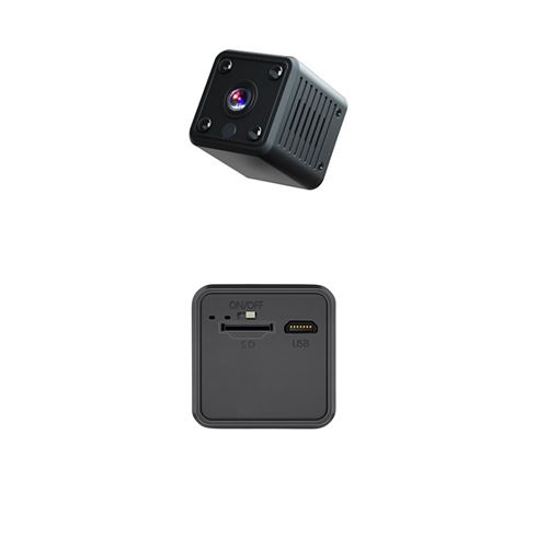 Webcam X6 1080P Hd Wifi Sans Fil Vision Nocturne Infrarouge Caméra Noir P1