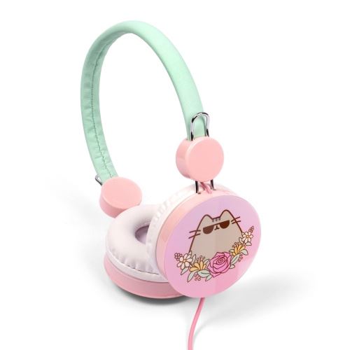 thumbsUp! casque d'écoute Pusheen girls 3,5 mm rose/menthe
