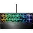 SteelSeries Apex 3 - Clavier - rétro-éclairé - USB - AZERTY - Français - commutateur : Whisper Quiet Gaming Switch