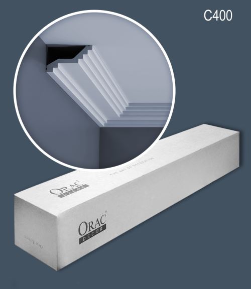 Orac Decor C400 LUXXUS 1 carton complet 14 Corniches Moulures Cimaises 28m