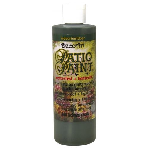Peinture pour l'extérieur patio paint vert foncé 236 ml - decoart