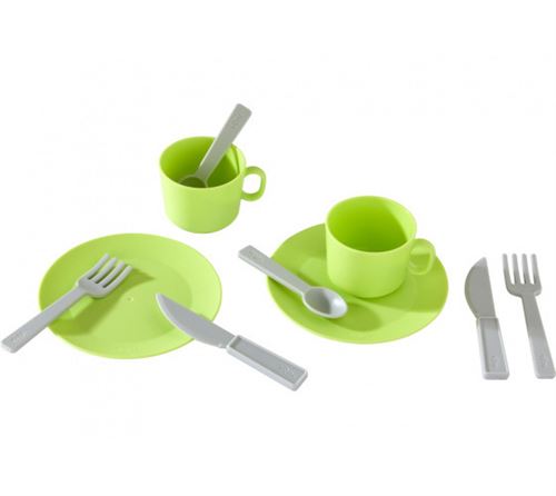 Haba vaisselle Printemps matin junior 12 cm vert 10-pièces
