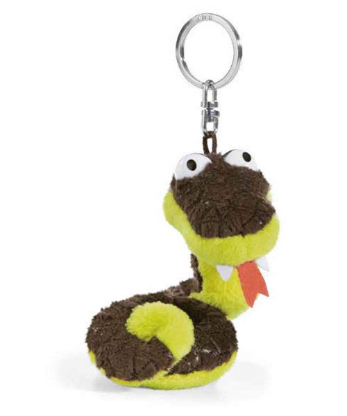 NICI 41079.0 – Wild Friends – Serpent enroulé Sascha 20 cm de Long (Ø10 cm) BB Sa