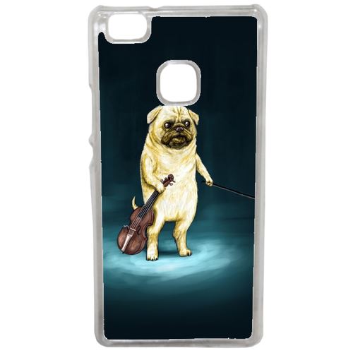 Coque Chien Qui Fait Du Violon Compatible Huawei Mate 9 Lite Transparent