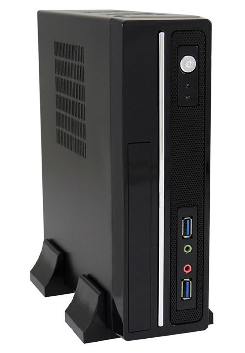 Mini-PC, refroidissement passif, Celeron J4005, 8Go RAM DDR4, 240Go SSD, DVD-RW. Mini-PC Bureautique. Unité centrale sans OS