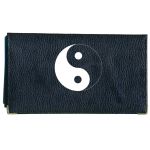 Porte Chéquier Long Portefeuille Noir Porte Carte Motif