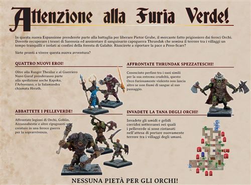 Dungeon saga - Orques sur galahir (Extension - Edizione Italiana), 69016