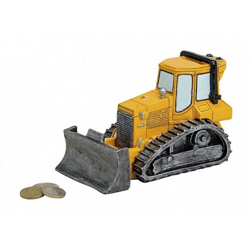 Tirelire original en forme de Bulldozer