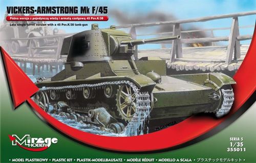 Vickers-armstrong Mk F/45 - 1:35e - Mirage Hobby
