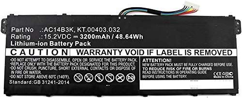 MicroBattery+Laptop+Battery+for+Acer+48.64Wh+Li-ion+15.2V+3200mAh+Black%2C+Aspire+ES15%2C+Aspire+ES1-572%2C+Aspire+ES1-572-31LD%2C+Aspire+ES1-572-56BP%2C+As