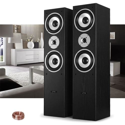 Enceintes Hifi/Home-Cin&eacute;ma Salon Maison Sourround Noir 2x500W LTC L766-BK