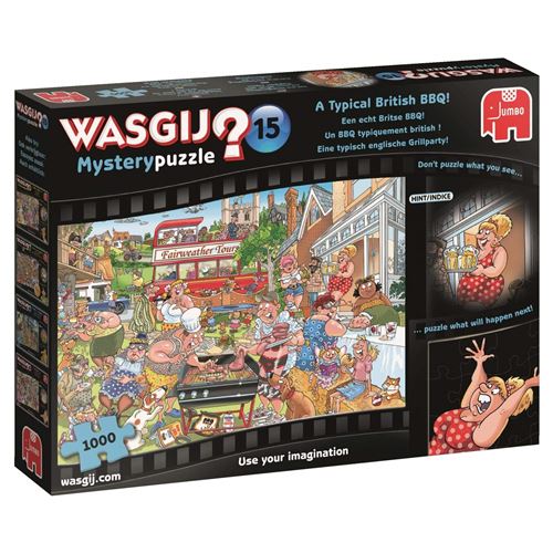 Jumbo - 19163 - 1000 pièces - Wasgij Mystery 15 - Un barbecue typiquement British