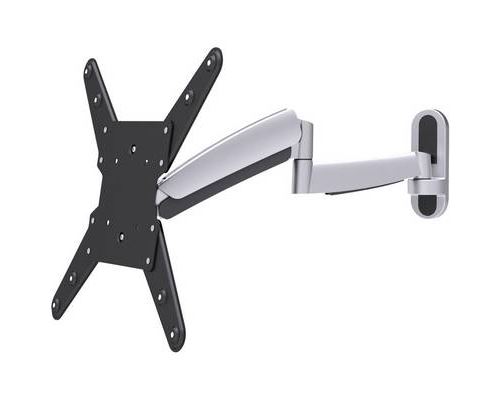 Support mural TV SpeaKa Professional 629565 26 - 47 inclinable + pivotable, rotatif argent, noir