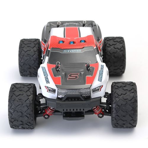 HS 18301/18302 1/18 2.4G 4WD grande vitesse RC grand pied voiture de course hors route véhicule rouge