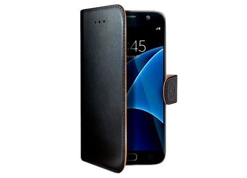 Celly Wally - Flip cover voor mobiele telefoon - plastic, kunstleer - voor Samsung Galaxy S8