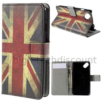 Housse etui coque portefeuille PU cuir pour Wiko Sunset 2 + film ecran - UK - htdmobiles - 1