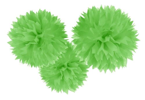 Amscan pompons décoration de fête 40,6 cm 3 pièces vert