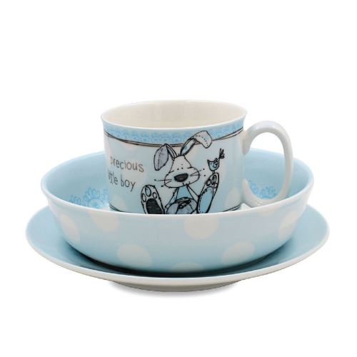 Little Miracles - Assiette et bol pour enfants (Taille unique) (Bleu) - UTGG117